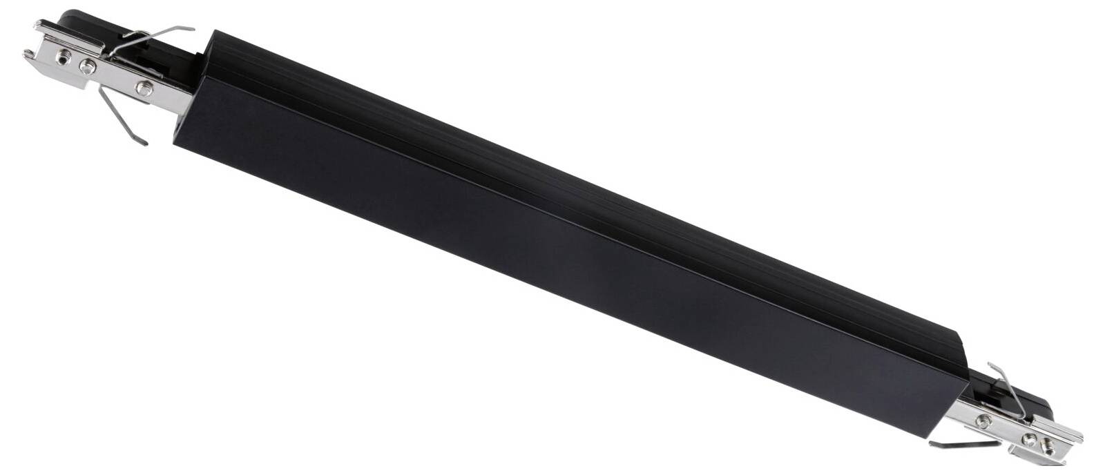Un mécanisme de classeur à anneaux noir avec des bords métalliques, adapté pour la fixation dans des classeurs. Idéal pour l'organisation de documents.