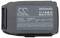 Une batterie noire portant l'inscription : « 3600mAh, Modèle n° : CS-DJM210RX, Li-Polymère, 15,4V, Fabriqué en Chine, par ShenZhen HENZENS Technology Co., Ltd. »