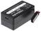 'Batterie de rechange noire, 1500mAh, 20C, avec fils de connexion rouges et noirs.'