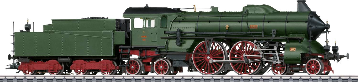 Märklin 38015 Locomotive à vapeur à train rapide H0 S 2/6 Musée du transport de Nuremberg
