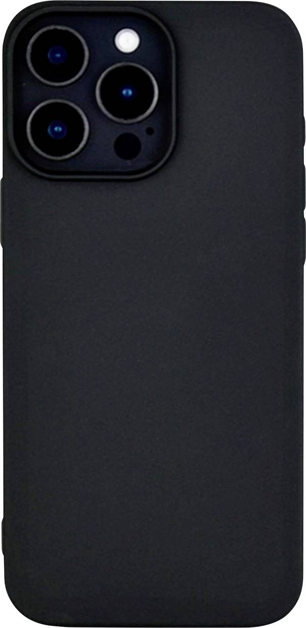 JT Berlin BackCase Pankow Soft Coque arrière Apple iPhone 16 Pro noir chargement par induction 11077