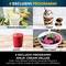 Quatre boissons : 'Boisson glacée', 'Frappé', 'Granita', 'Yaourt glacé'. Promotion pour l'appareil Ninja Creami Deluxe.