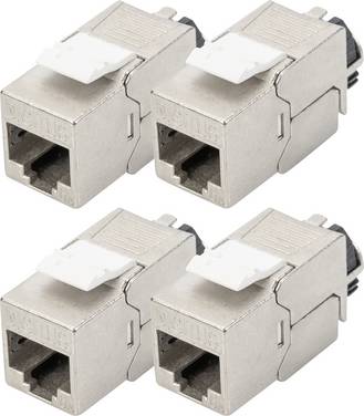 Digitus DN-93617-4 Module RJ45 encastrable Keystone CAT 6a 4 pc(s)