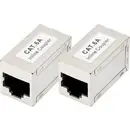 Digitus DN-93905-2 Boîtier femelle RJ45 Nombre de pôles 8 argent 2 pc(s)
