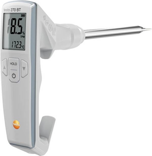 testo 0563 2770 Testeur d'huile de friture +40 - +200 °C sonde PTC conforme HACCP, IP65