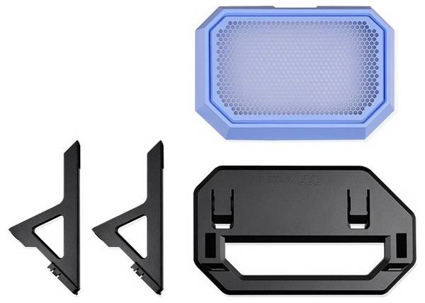 Thermaltake Chassis Stand Kit for The Tower 600 Hydrangea Blue Support pour boîtier PC  bleu, noir