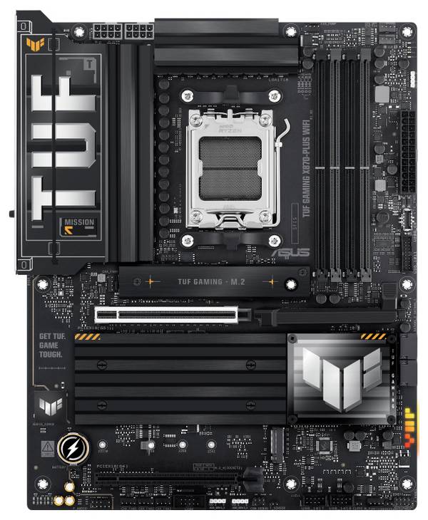 Asus ASUS TUF X870-PLUS Gaming WIFI (AM5) (D) Carte mère Socket (PC) AMD® AM5 Facteur de forme (détails) ATX Chipset de la carte mère AMD® X870