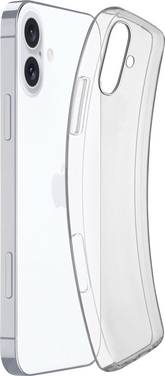Cellularline Fine Case Coque arrière Apple iPhone 16 transparent résistant aux chocs FINECIPH16T