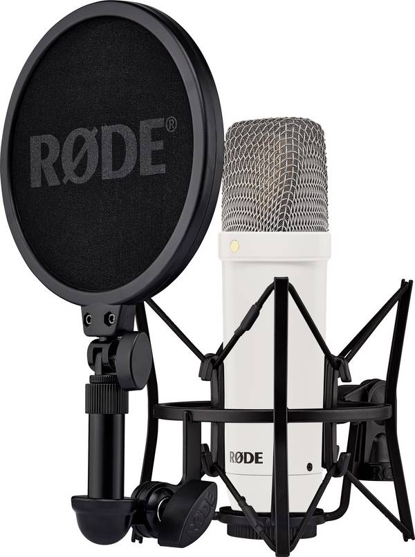 Sur pied Micro de studio Rode NT1 Signature Cobalt Type de transmission (détails):filaire
