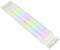 Câble en nappe multicolore avec un motif de rayures uniforme, typiquement utilisé pour les connexions électroniques.