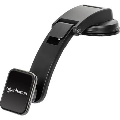 Manhattan 462525 tableau de bord, ventouse Support de téléphone portable pour voiture pivotant à 360°, fixation magnétiq-0