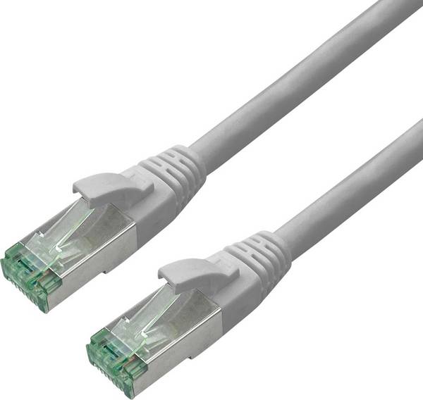ROLINE RM Cordon Cat.6A S/FTP(PiMF), gris, 5 m