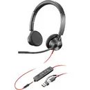 HP Poly Blackwire C3325-M Micro-casque supra-auriculaire filaire Stereo noir Suppression du bruit du microphone micro-ca