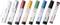 Huit rouleaux de matériau de découpe Cricut dans différentes couleurs (argent, or, rouge, orange, jaune, vert, bleu, noir) sont disposés côte à côte.
