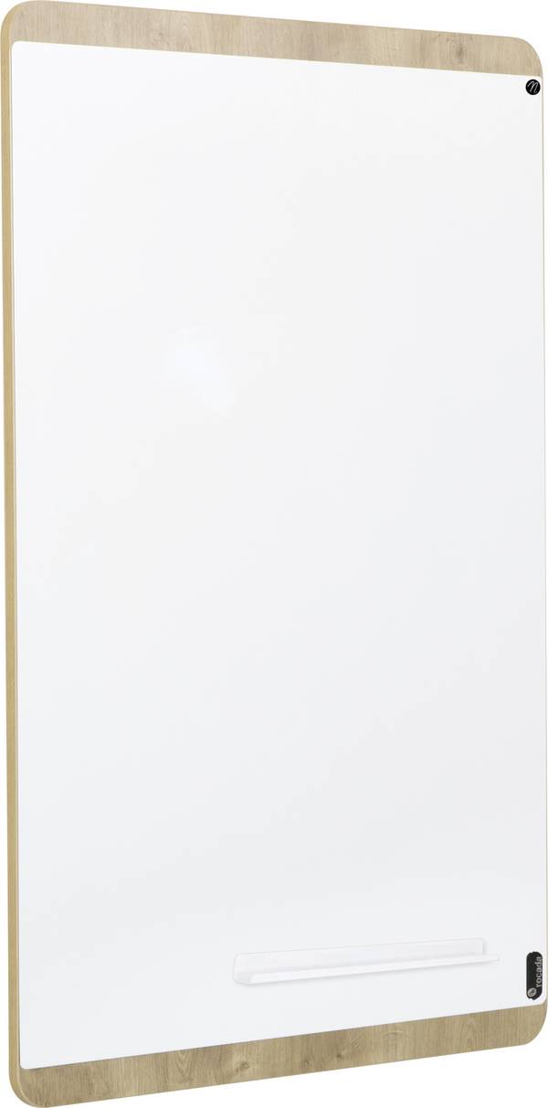 Rocada Tableau blanc NAT6420 (l x H) 115 cm x 75 cm blanc (RAL 9003) revêtement plastique boîte de rangement fournie, format paysage ou portrait