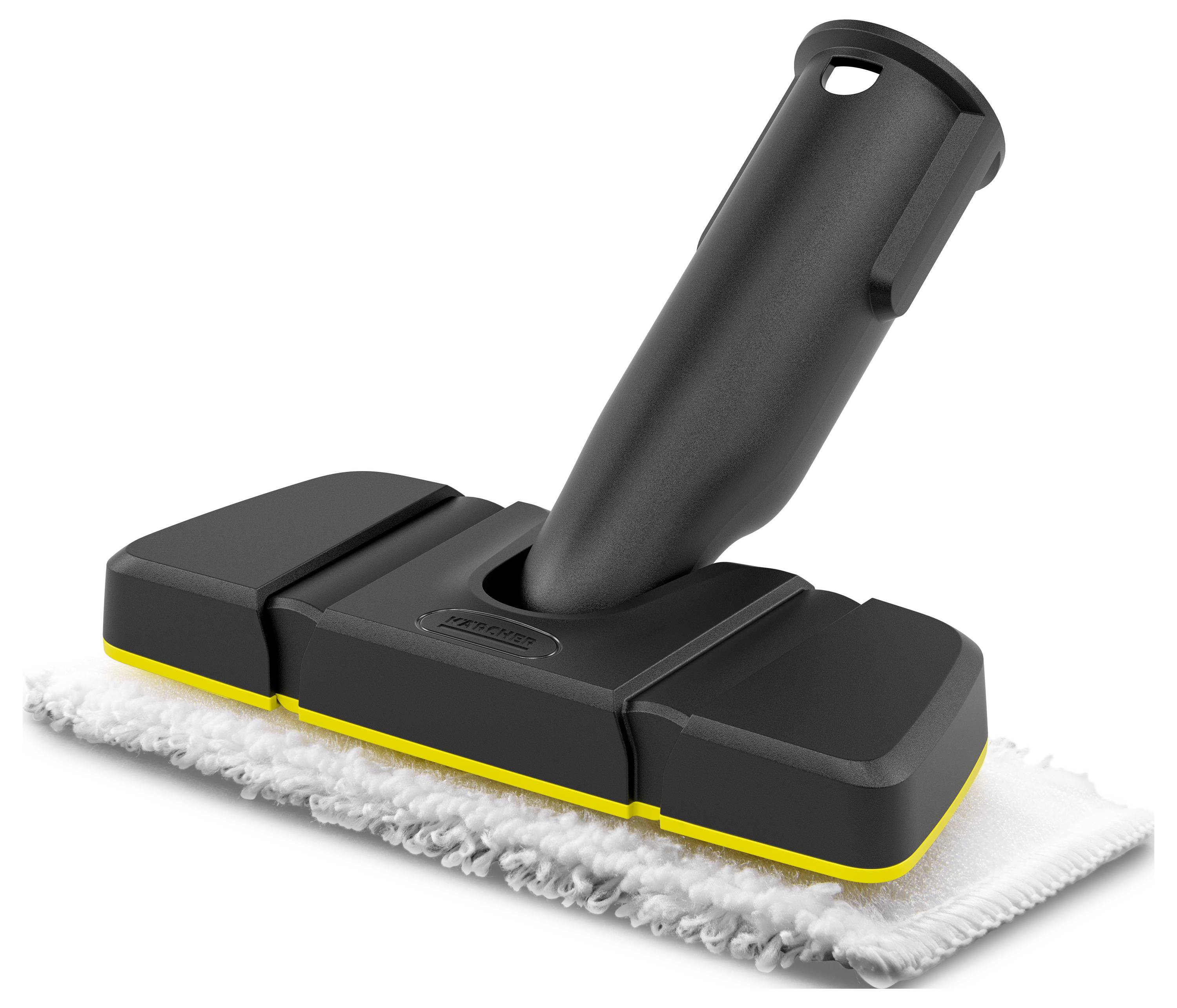 Buse plate avec housse amovible, adaptée aux nettoyeurs vapeur. Idéale pour le nettoyage efficace des sols durs.