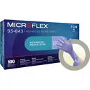 Ansell MICROFLEX 93843080 100 pc(s) Nitrile Gants à usage unique Taille (gants): M, 7.5, 8 EN 21420:2020 ISO 11193