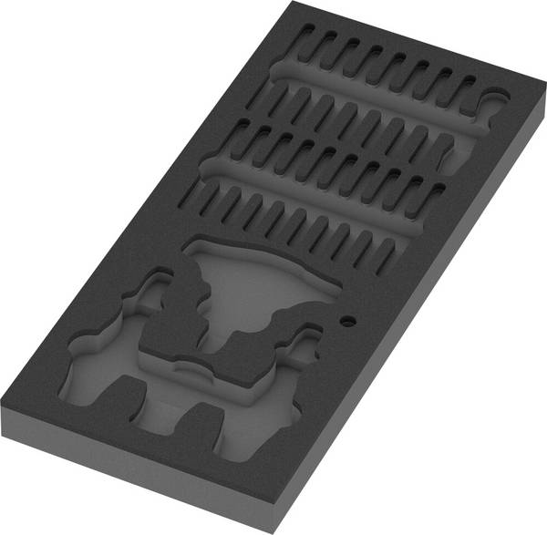 Wera 05137352001 9852 Insert en mousse 1 pièce (L x l x H) 392 x 172 x 30 mm