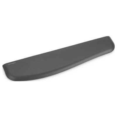 Repose-poignets ergonomique noir pour claviers. Surface douce offrant confort et soutien lors de la frappe.