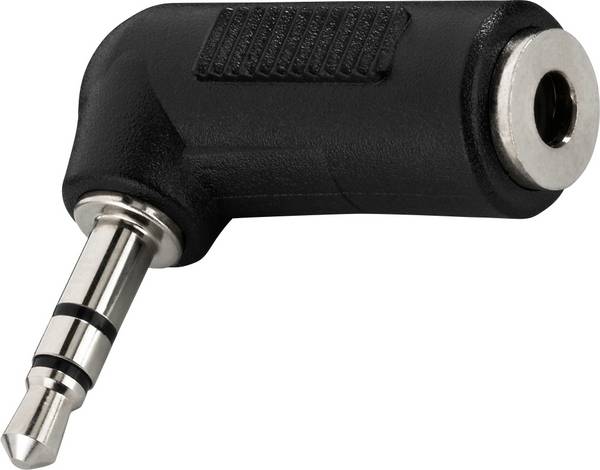 Monacor NTA-335A audio Adaptateur [1x Jack mâle 3.5 mm - 1x Jack femelle 3.5 mm]