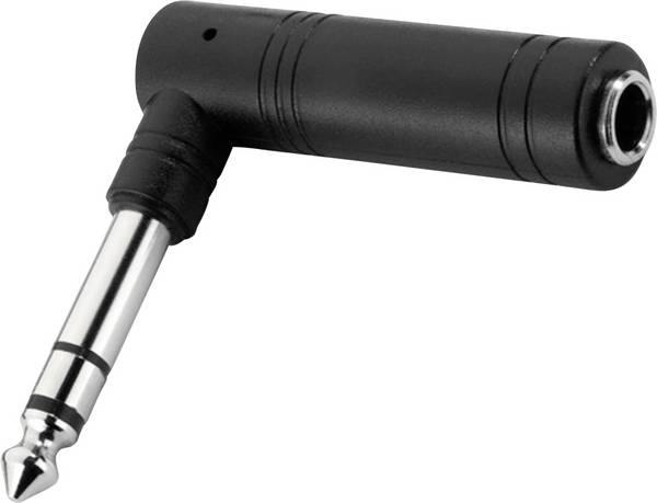 Monacor NTA-63A audio Adaptateur [1x Jack mâle 6.35 mm - 1x Jack femelle 6.35 mm]