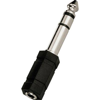 Adaptateur jack 6,35 mm (mâle) vers jack 3,5 mm (femelle). Permet de connecter des appareils avec différents types de ports audio.