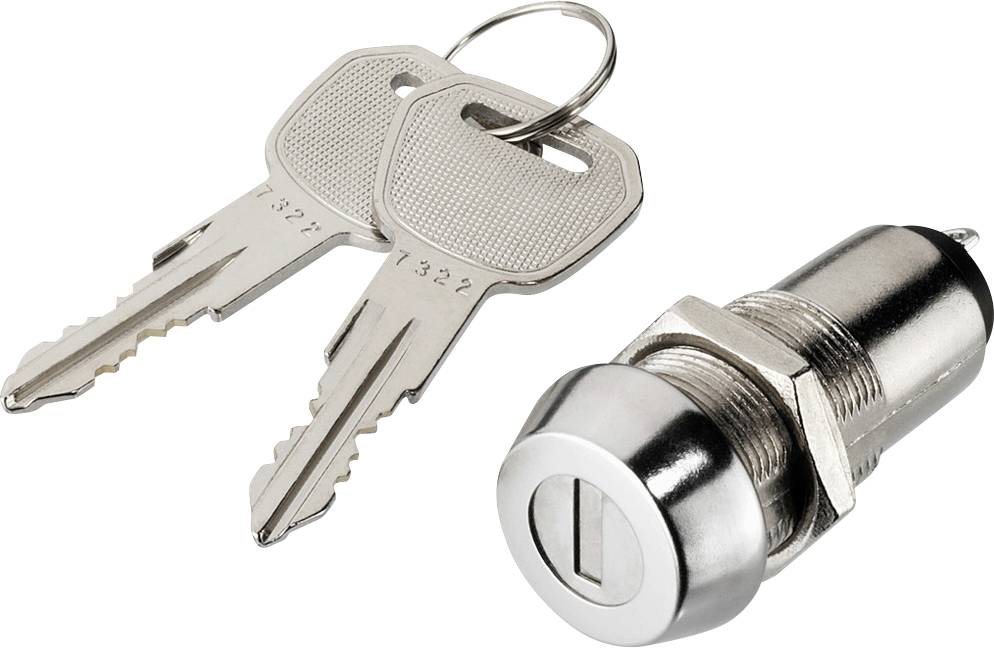 Monacor 0011300 NS-30 Commutateur à clé 150 V 3 A 1 pc(s)