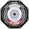 Haut-parleur avec un couvercle métallique rond, portant l'inscription 'Celestion FTR' et une bande rouge.