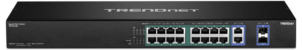 Un commutateur réseau TRENDnet avec 24 ports Ethernet. Adapté pour connecter plusieurs appareils au sein d'un même réseau.
