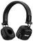 Casque audio noir, modèle Marshall, avec coussinets d'oreille rembourrés et arceau ajustable.