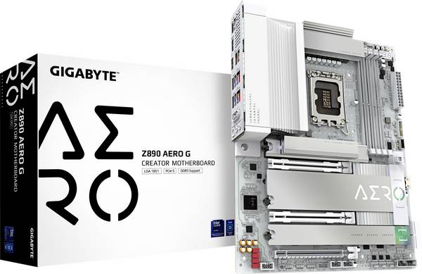 Gigabyte Z890 AERO G Carte mère Socket (PC) Intel® LGA 1851 Facteur de forme (détails) ATX Chipset de la carte mère Intel® Z890