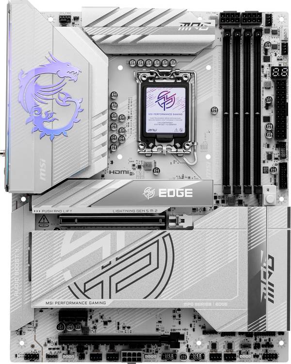 MSI MPG Z890 Edge TI Wifi Carte mère Socket (PC) Intel® LGA 1851 Facteur de forme (détails) ATX Chipset de la carte mère Intel® Z890