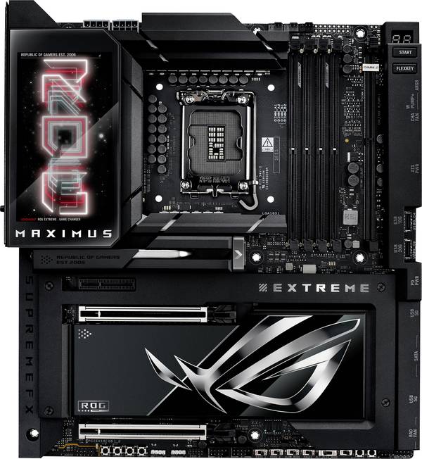 Asus ROG MAXIMUS Z890 EXTREME Carte mère Socket (PC) Intel® LGA 1851 Facteur de forme (détails) ATX Chipset de la carte mère Intel® Z890