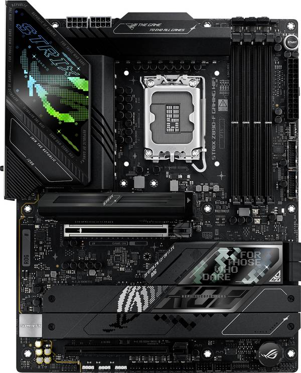 Asus ROG STRIX Z890-F GAMING WIFI Carte mère Socket (PC) Intel® LGA 1851 Facteur de forme (détails) ATX Chipset de la carte mère Intel® Z890