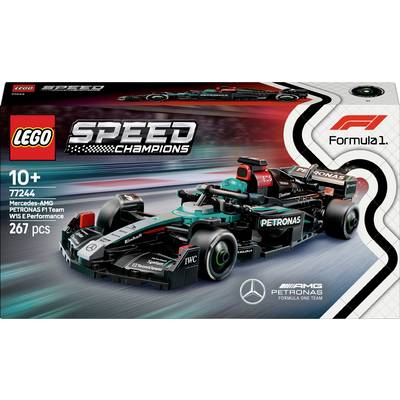 Ensemble LEGO Speed Champions 'Équipe Mercedes-AMG PETRONAS F1'. Comprend une voiture de course de 267 pièces. Pour les enfants à partir de 10 ans.