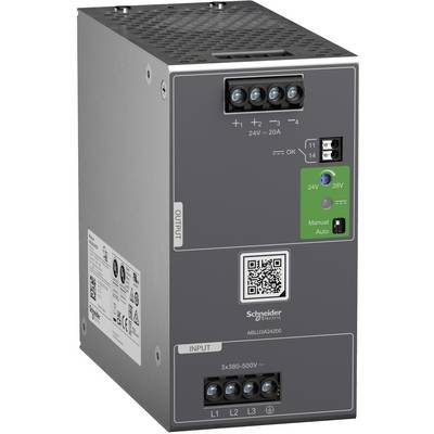 Schneider Electric ABLU3A24200 Alimentation électrique, Modicon ABLU, Universal, cadencée, 380-500V AC, TRIPHASÉ, 24 V D-0