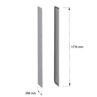 Schneider Electric NSY2SPN184 Parois latérales, fixation extérieure, PanelSeT SFN, pour boîtiers électriques H 1800 x T -5