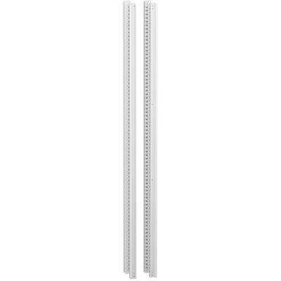 Schneider Electric NSYSFNV20ED Supports verticaux, PrismaSeT HD, pour boîtiers électriques H 2000 mm, RAL9003, 4 pièces -0