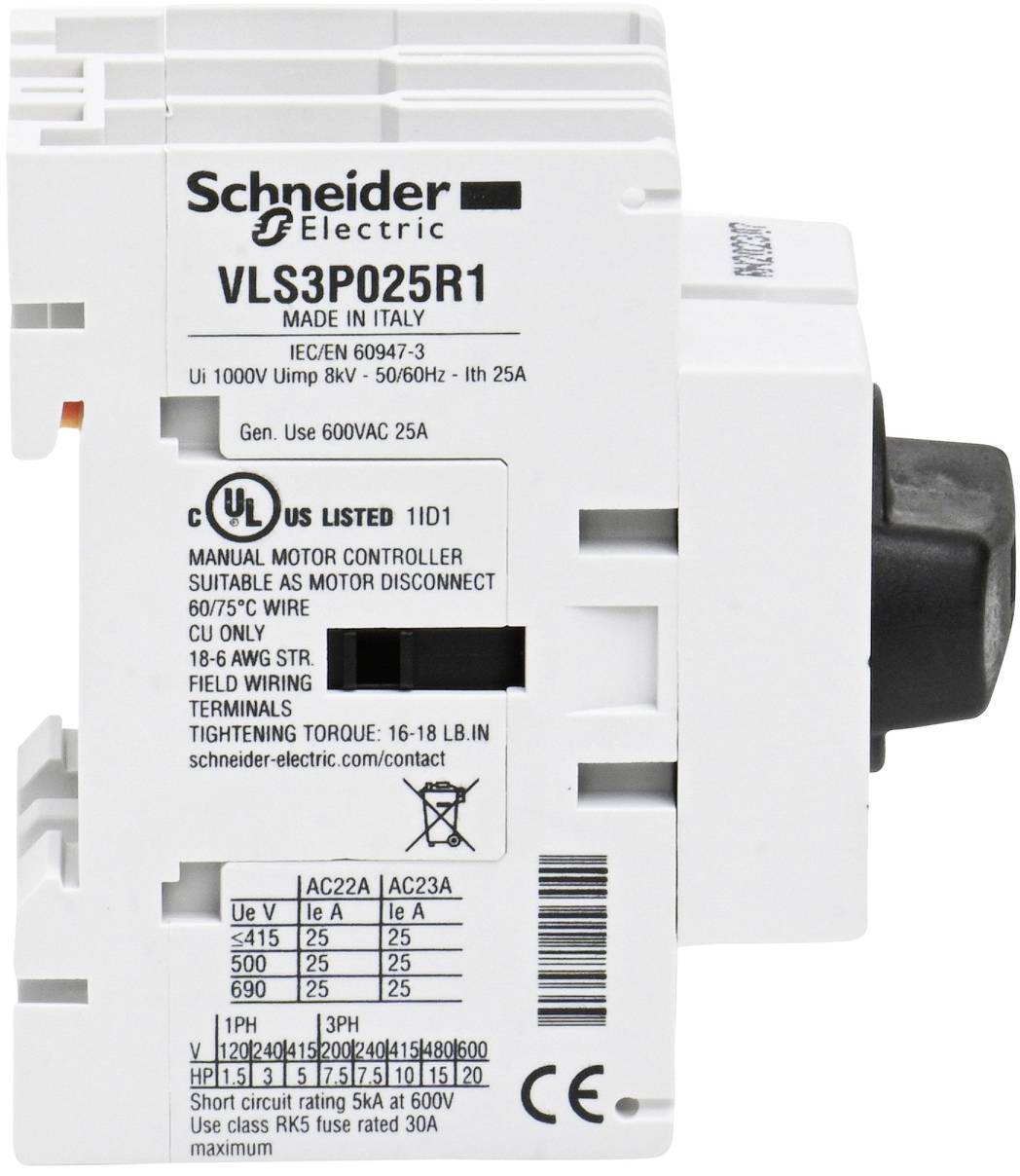 Schneider Electric VLS3P025R1 VLS3P025R1 Interrupteur sectionneur verrouillable 1 pc(s) Piece-5