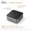 'CSL Narrow Box Core i3 Mini-PC', compact, 2 emplacements SSD, 1 emplacement SO-DIMM DDR4, possibilité d'installer 2 disques durs, compatible Wi-Fi/Bluetooth.