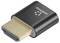 Un adaptateur HDMI noir avec un connecteur doré situé sur le côté. Sur l'adaptateur est inscrit 'Fenkforce'.