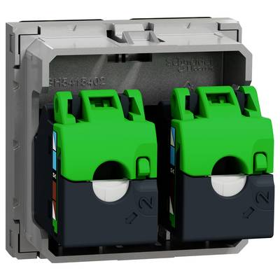 Schneider Electric NU342030 Prise réseau Téléphone aluminium-1