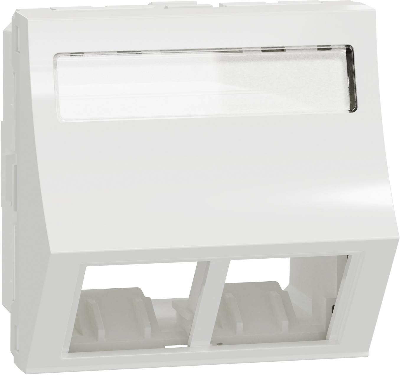 Schneider Electric NU942418 Prise de données couvercle avant (l x H x P) 45 x 45 x 27 mm 1 pc(s) blanc-0