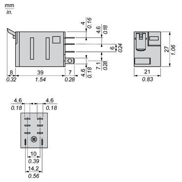Régulateur de puissance Schneider Electric RPM21BD 2 inverseurs (RT) 10 pc(s)-9