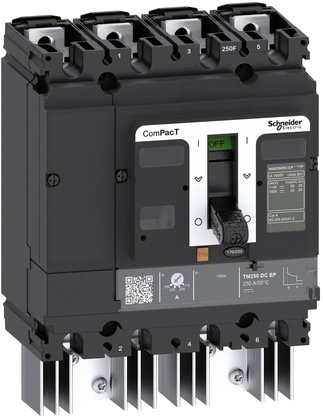 Schneider Electric C25F4TM250D3 Disjoncteur 1 pc(s)-0