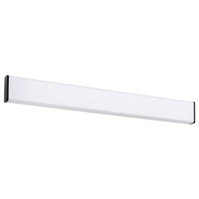 Applique linéaire à LED rectangulaire épurée avec boîtier blanc, adaptée aux solutions d'éclairage modernes pour les espaces résidentiels ou commerciaux.