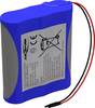 Ansmann 1S3P Pack de piles rechargeables 3x 18650 avec câble Li-Ion 3.6 V 10500 mAh