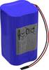 Ansmann 2S2P Pack de piles rechargeables 4x 18650 avec câble Li-Ion 7.2 V 6700 mAh