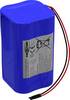 Ansmann 2S2P Pack de piles rechargeables 4x 18650 avec câble Li-Ion 7.2 V 7000 mAh