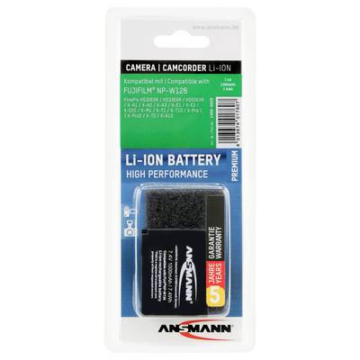 'Batterie Li-Ion pour caméra/caméscope, compatible avec Fuji NP-W126. Haute performance, 5 ans de garantie.'